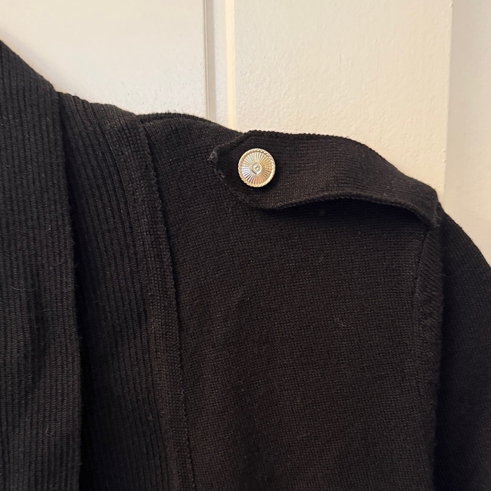 White House Black Market Black Cardigan - Picture 4 of 6